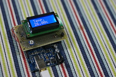 Arduino with LCD & Temperature Sensor