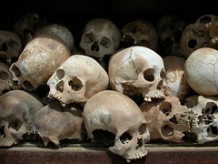 Skulls in Cambodia