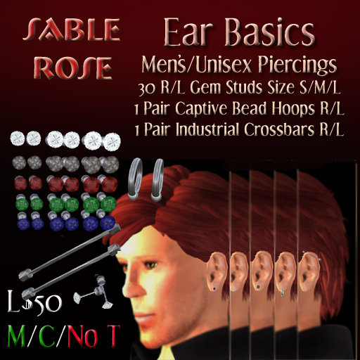 After a couple of requests for some basic ear piercings for the men out 