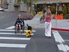 High Visability Crosswalks and Accessible Curb Cuts