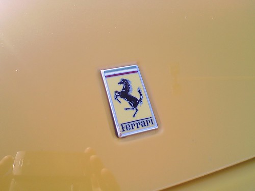 Ferrari Emblem Yellow Maranello