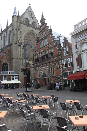 Grote Markt in Haarlem and the facade of the Vleeshal by Erwyn van der Meer.