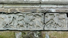 Birds, Anglo Saxon carving - Breedon-on-the-Hill