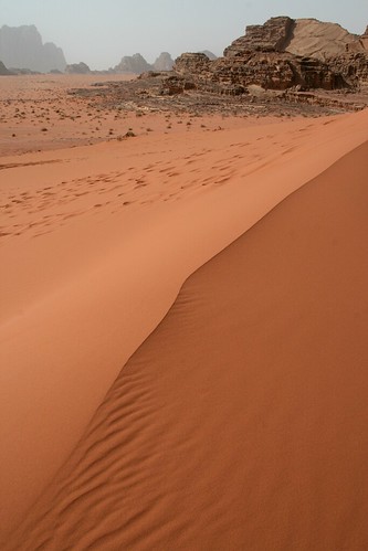 Red sand dune