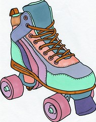 rollerboot coloured