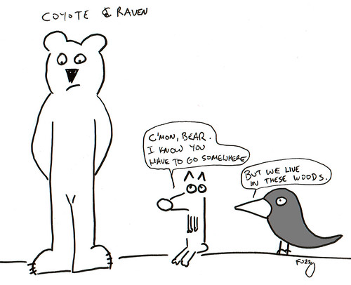 366 Cartoons - 205 - Coyote and Raven