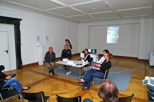 Kunst und Geld mit Eva Weingärtner bei Atelierfrankfurt. Juni 2011