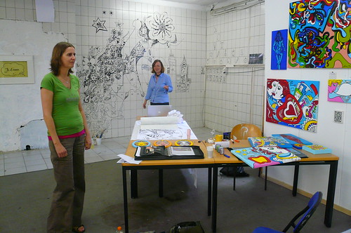 Sommer Atelier bei Familie Montez. Juli 2009