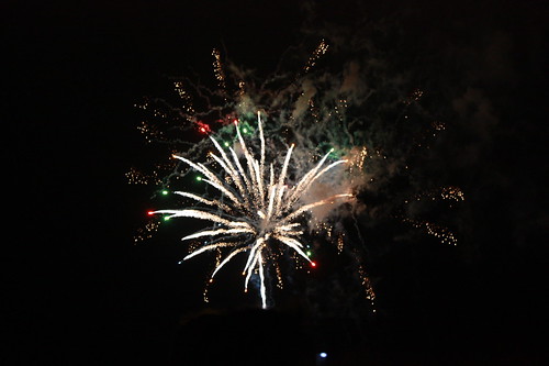 Fireworks at Fisherman's Wharf.