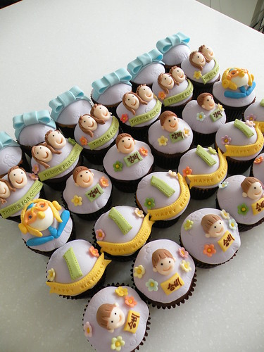BBC 1st Birthday Cupcakes