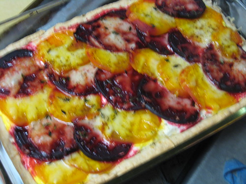 Beet and Goat Cheese Tart