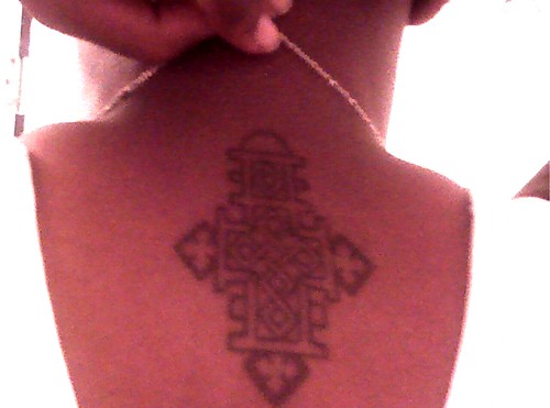 Ethiopian Cross Tattoo