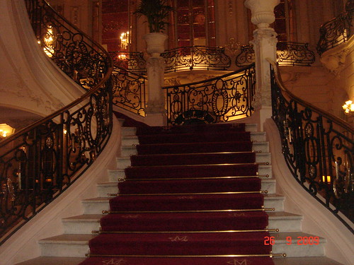 Escaleras de la entrada al Casino