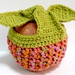 Crocheted Apple Cozy or Fruit Jacket - Reddy by melbangel