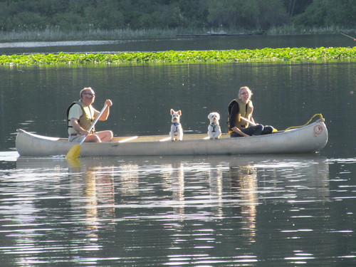 Canoeing on Fish Lake