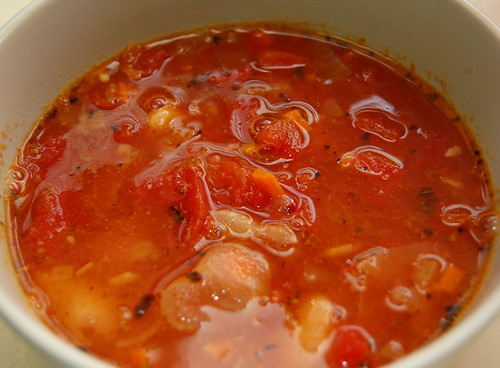 Lima Bean and Tomato Soup