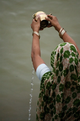 Dawn Rituals At The Ganga River, India
