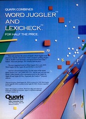 Quark Word Juggler and Lexicheck Ad