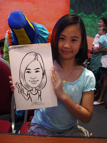 Caricature live sketching for Marina Square X'mas Tenants Gathering 2009 - 23