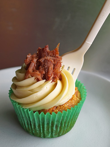 4th of July - BBQ Pulled Pork Cupcake
