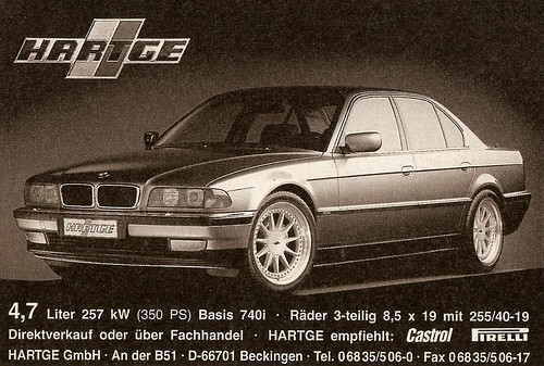 Hartge BMW 740i E38 1994 a photo on Flickriver