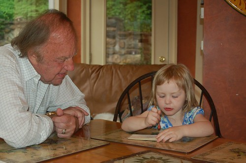Grandpa and Leda, June 2009