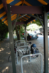 residential bike parking shelter in SE Portland-5