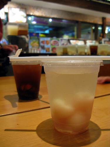 cold lychee drink