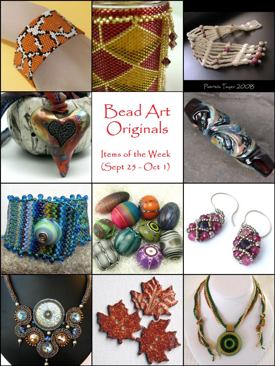 Bead Art Originals Items of the Week (9/25-10/1)
