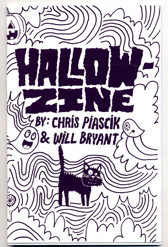 Hallowzine screen-printed cover