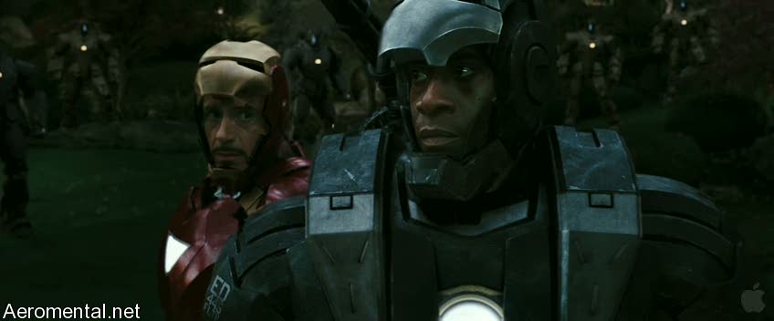 Iron Man 2 Trailer 2 War Machine masks off