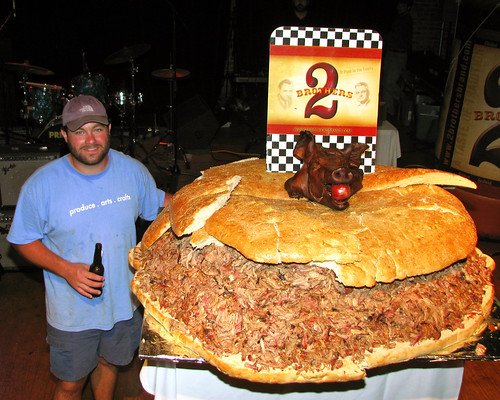 World's Largest Barbecue Sandwich by Roger Smith.
