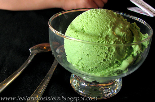 Japanese green tea (matcha) ice cream