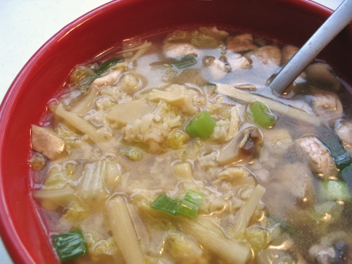 Chinese Chicken & Rice Soup