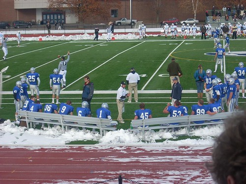 Football in the Snow, III