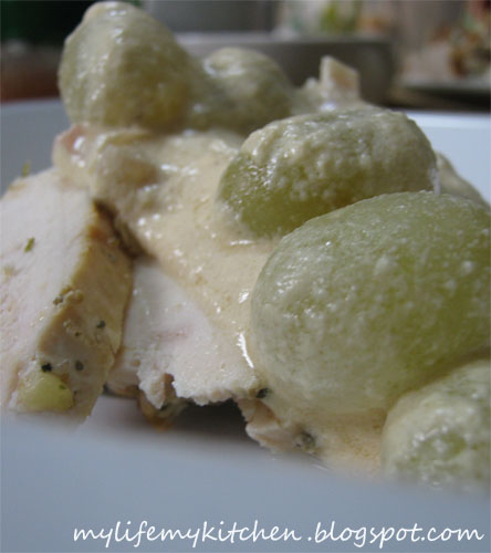 chicken with grapes sauce