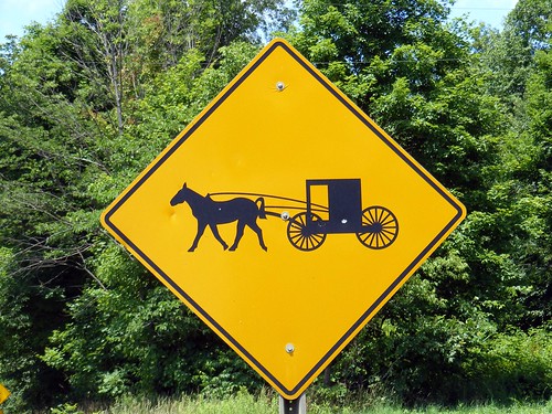 Amish sign, Southern Ohio