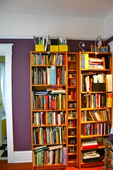 Outgrowing our bookshelves: before