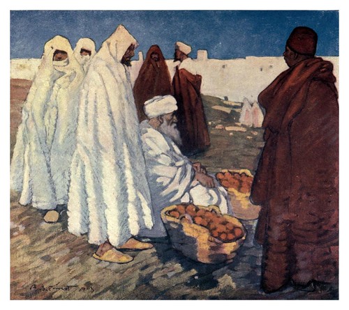 047- Venta de naranjas en Marruecos-Morocco 1904- Ilustraciones de A.S. Forrest