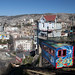 La splendida Valparaiso dall'Ascensor Artilleria