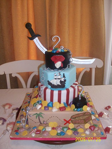 Pirate cake for my sons bday