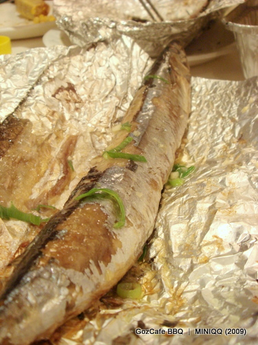 烤肉會-鹽蔥悶烤秋刀魚