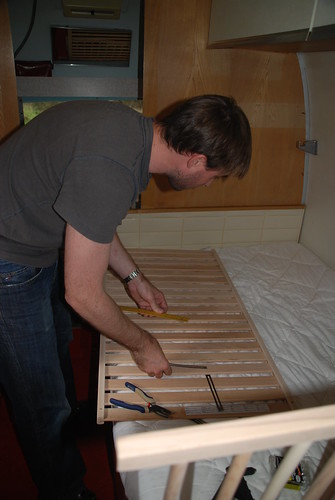 take one Ikea cot and begin to improvise