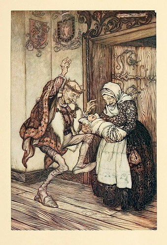 013-Briar rose- Snowdrop & other tales 1920- Grimm-Ilustrada por Rackham