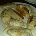 Sample of pan fried Mandu Dumplings