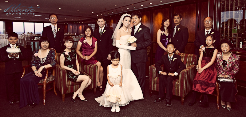 Seattle wedding at the Columbia tower club