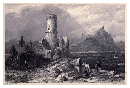012-Castillo de Godesberg-Travelling sketches on the Rhine and in Belgium and Holland (1833)- Clarkson Stanfield