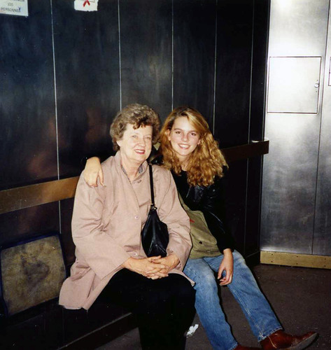 Paris Metro with my Mom