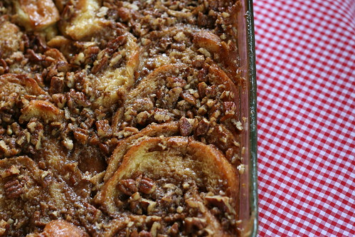 Baked French Toast with Praline Streusel