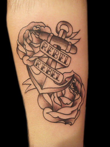 anchor tattoo. Anchor tattoo